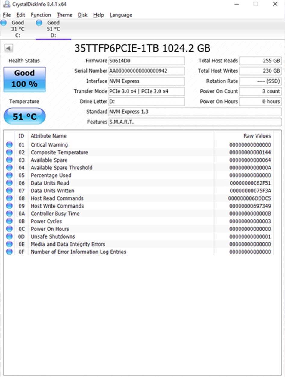 Timetec 1TB SSD NVMe PCIe Gen3x4 8Gb\/s M.2 2280 3D NAND de alto re...