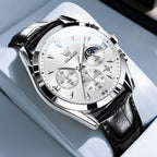 Relojes OLEVS para Hombre Lujo Esfera Grande Relojes Impermeables