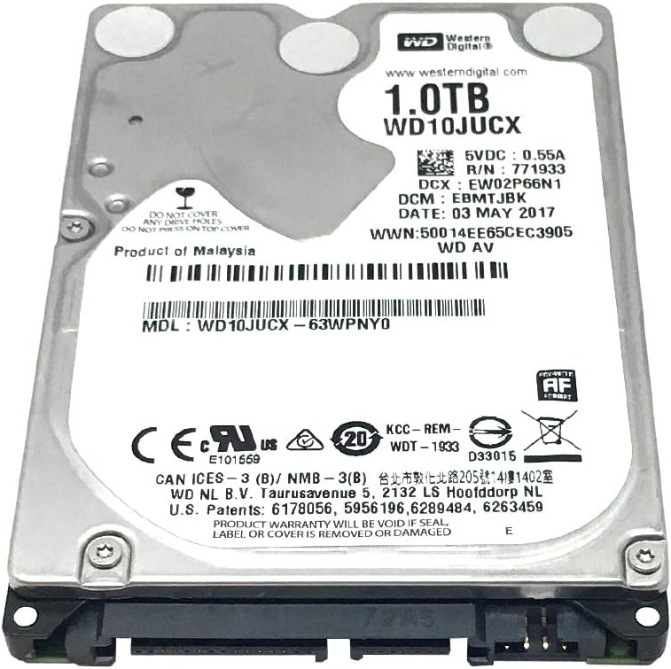 Western Digital Disco duro SATA de 1 TB 5400 RPM 16 MB caché de 6.0...