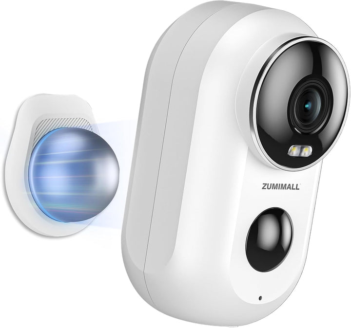 ZUMIMALL Cámaras de seguridad inalámbricas para exteriores con sopo...