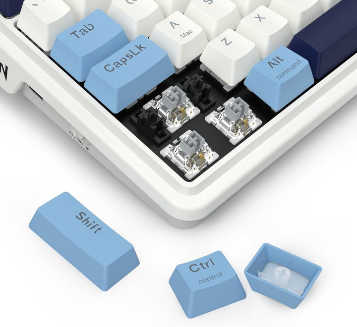 Redragon K728 PRO 80% Teclado para juegos inalámbrico con junta RGB...