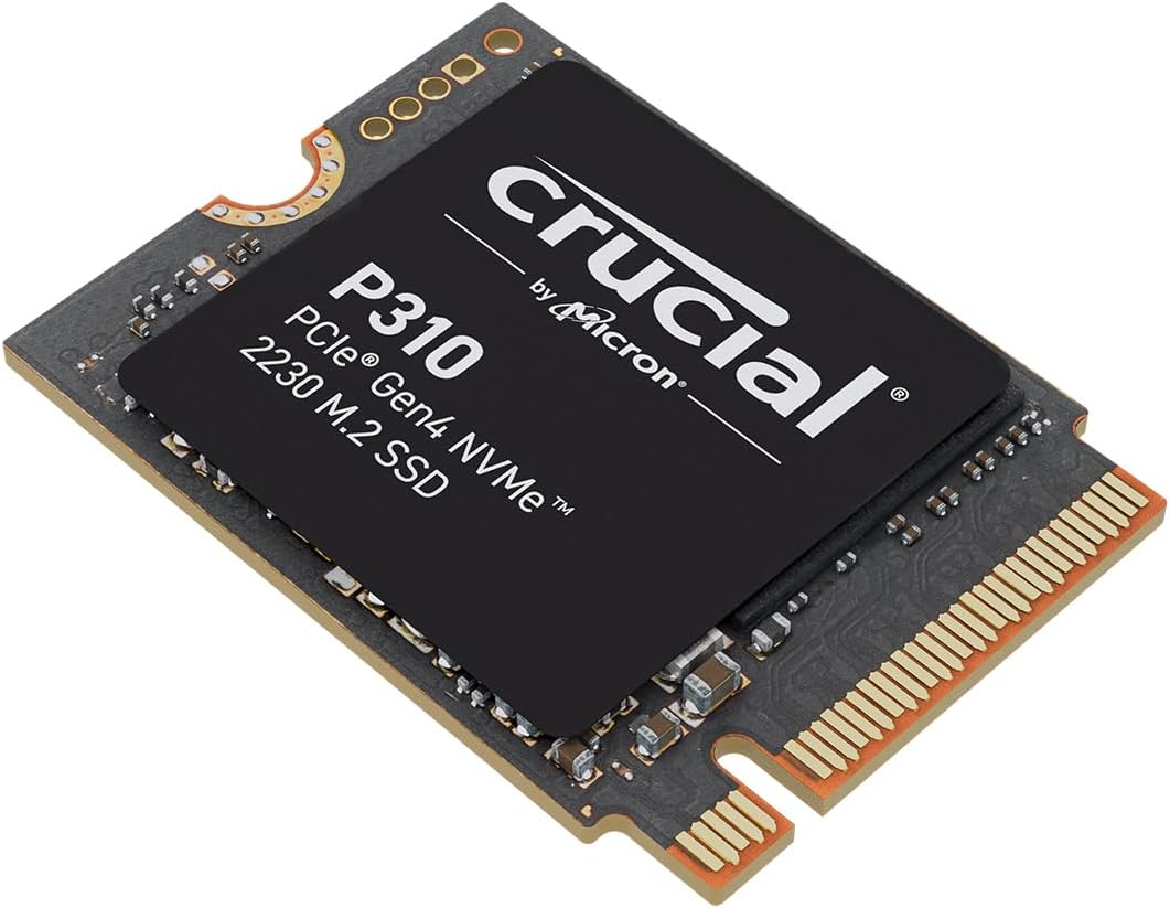 Crucial P310 1TB M.2 2230 SSD, PCIe Gen4 NVMe, hasta 7,100MB\/s, un...