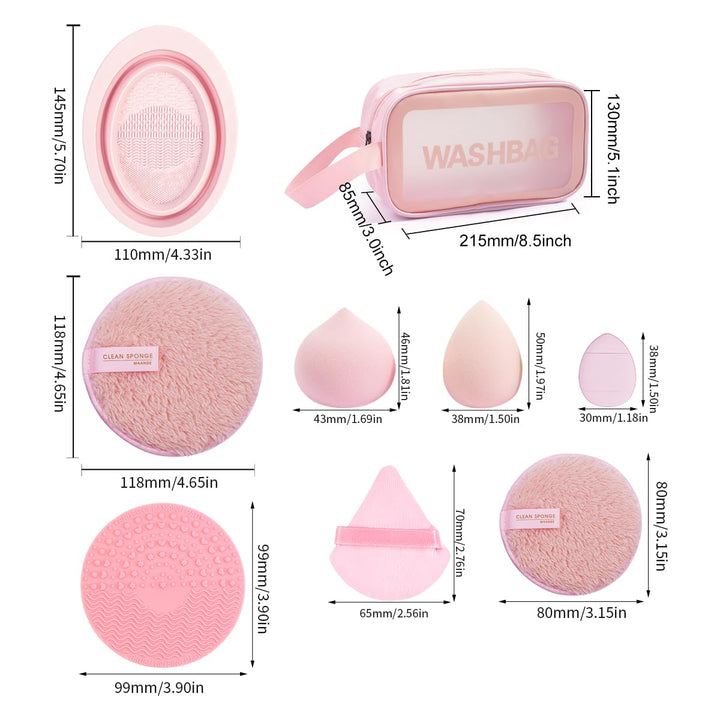 MAANGE Juego de 49 Brochas de Maquillaje, Set de Herramientas de Ma...