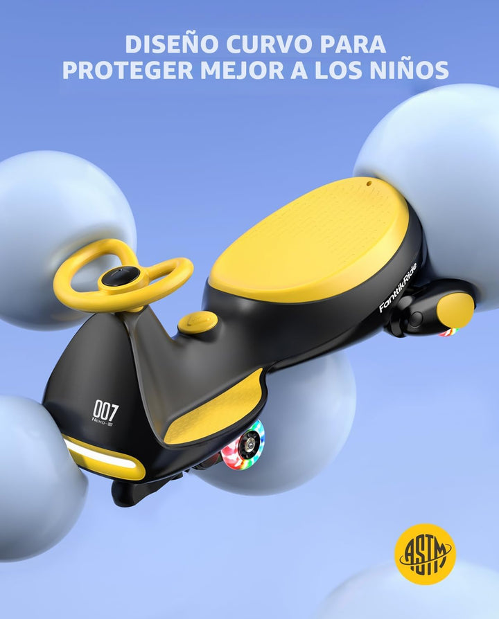 FanttikRide N7 Pro - Coche eléctrico Wiggle con pedal, batería reca...