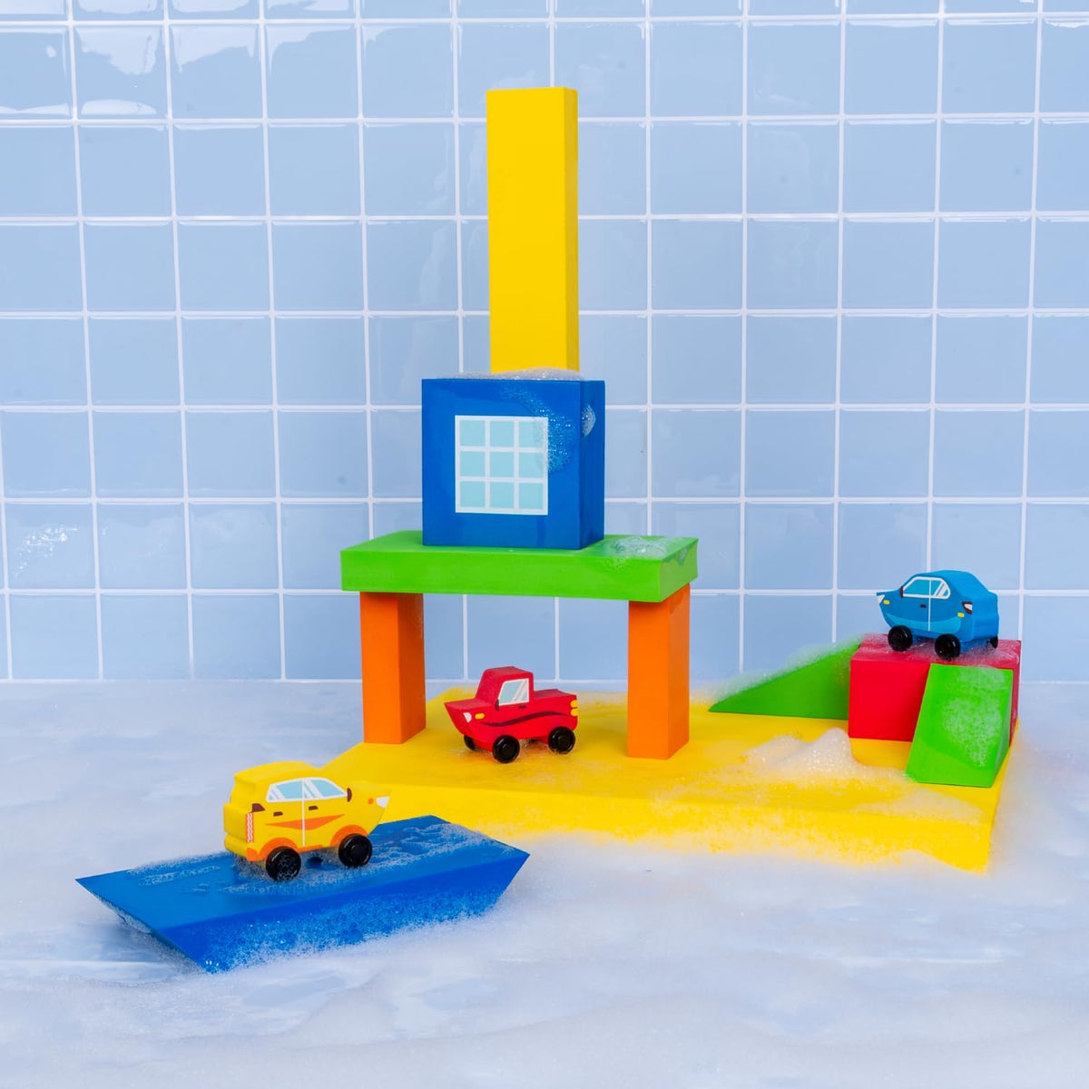 Juego de autos flotantes BathBlocks 22097