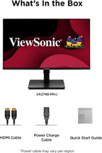 ViewSonic VA2748-MHJ Monitor de 27 pulgadas 1080p, pantalla IPS con...