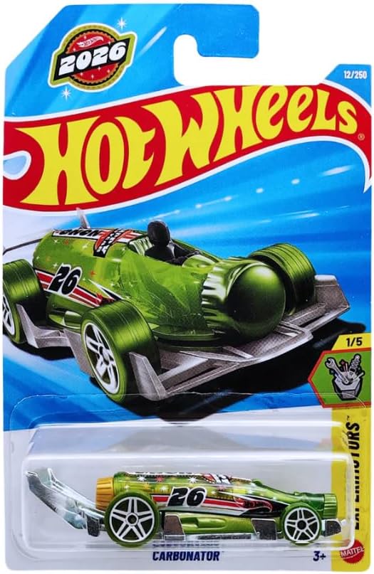 Hot Wheels Carbonator Feliz Año Nuevo 2026 Experimotors
