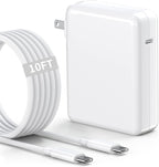 Cargador MacBook Pro, Adaptador de Energía USB C de 140W, Cable USB C a USB-C de 10 pies
