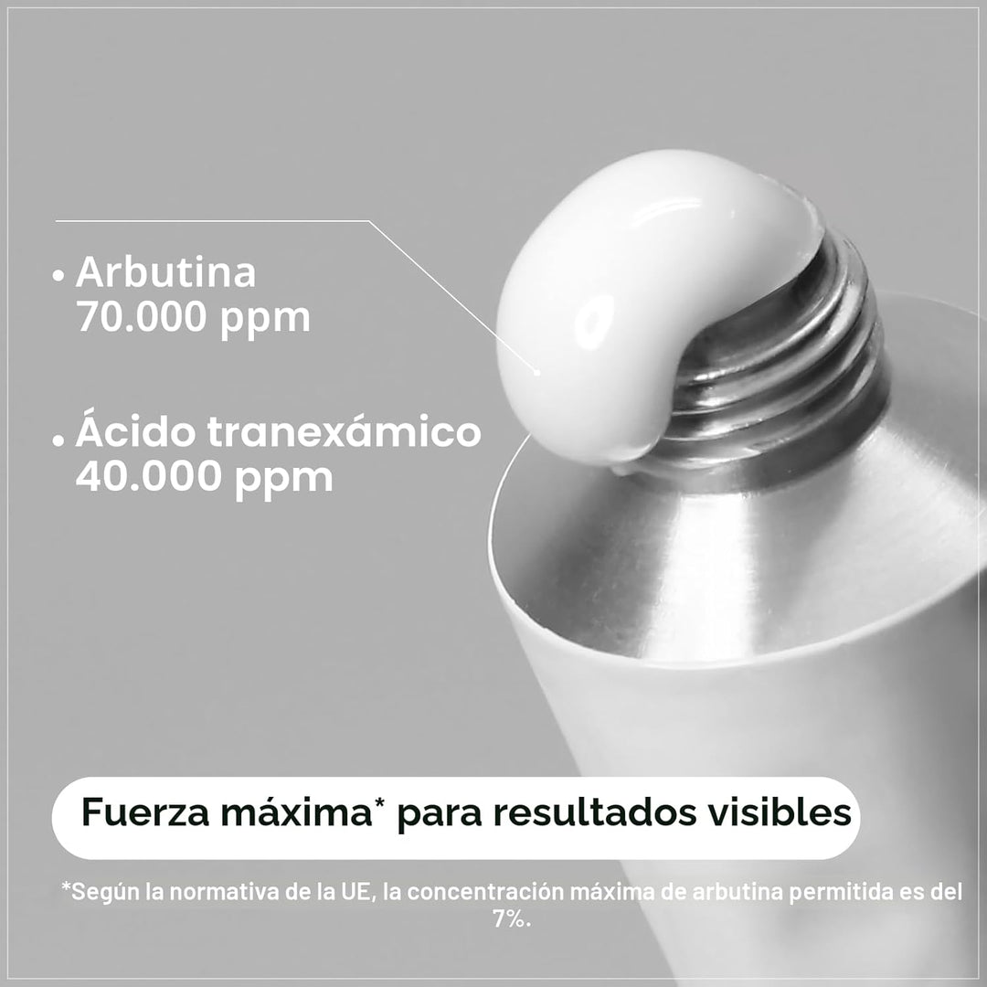 TOSOWOONG Arbutin 7% + Ácido Tranexámico 4% Crema, 70,000ppm Arbuti...