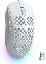 TMKB - Mouse inalámbrico para juegos, sensor óptico de 24000 DPI, b...