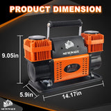 METOWARE Compresor de aire todoterreno, bomba de aire portátil de 1...