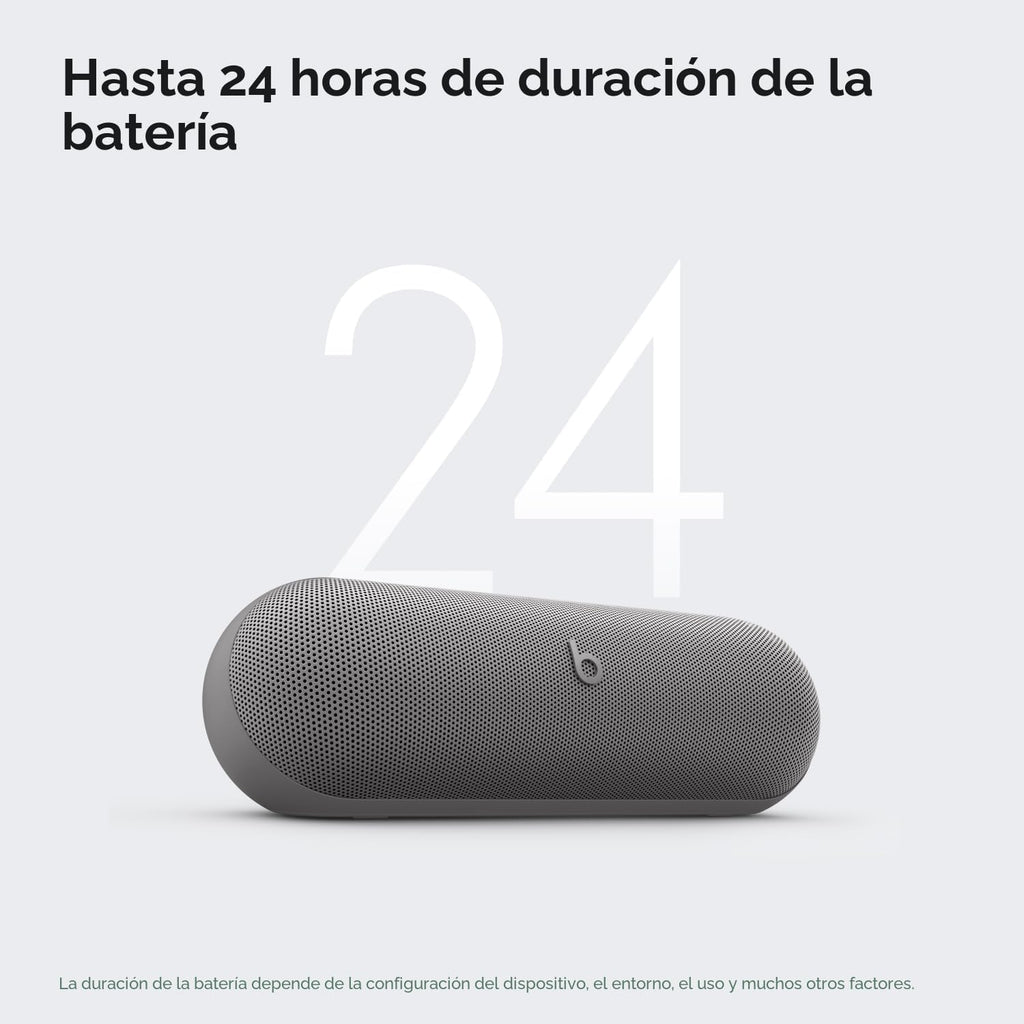 Beats Pill x Kim Kardashian - Altavoz inalámbrico Bluetooth y cargador portátil a través de USB-C - Hasta 24 horas de duración de la batería, resistente al agua IP67, compatible con Apple y Android