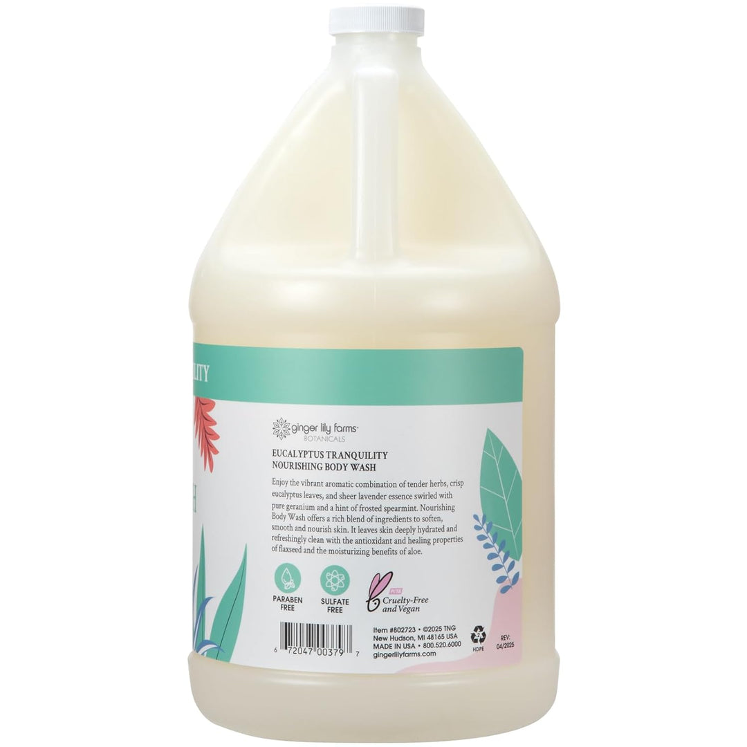 Ginger Lily Farms Botanicals - Jabón corporal nutritivo, Eucalyptus...