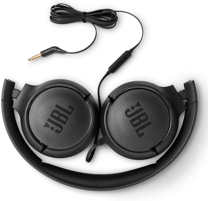 JBL Tune 500 - Auriculares con cable en la oreja, sonido JBL Pure B...
