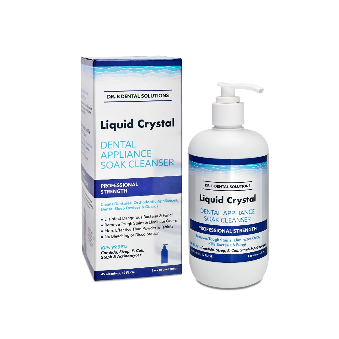 Dr. B Dental Solutions Liquid Crystal Soak Cleanser - Fórmula de li...