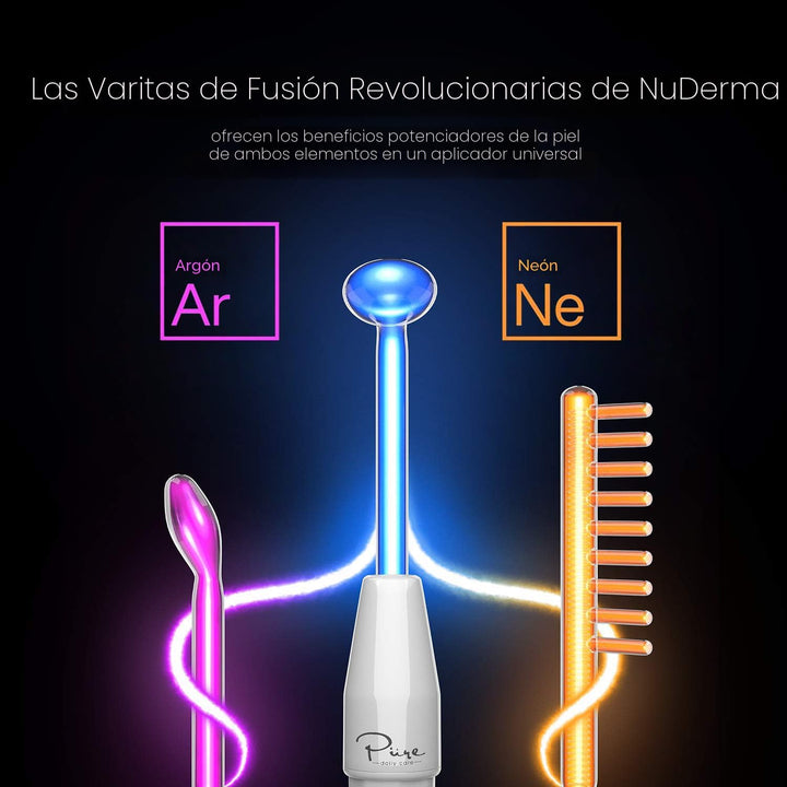 Pure Daily Care NuDerma Clinical - Varita portátil para terapia de...