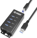 USBGear, USBG-BREC304, hub USB 3.2 de 4 puertos, alimentado, adaptador 5V/2A