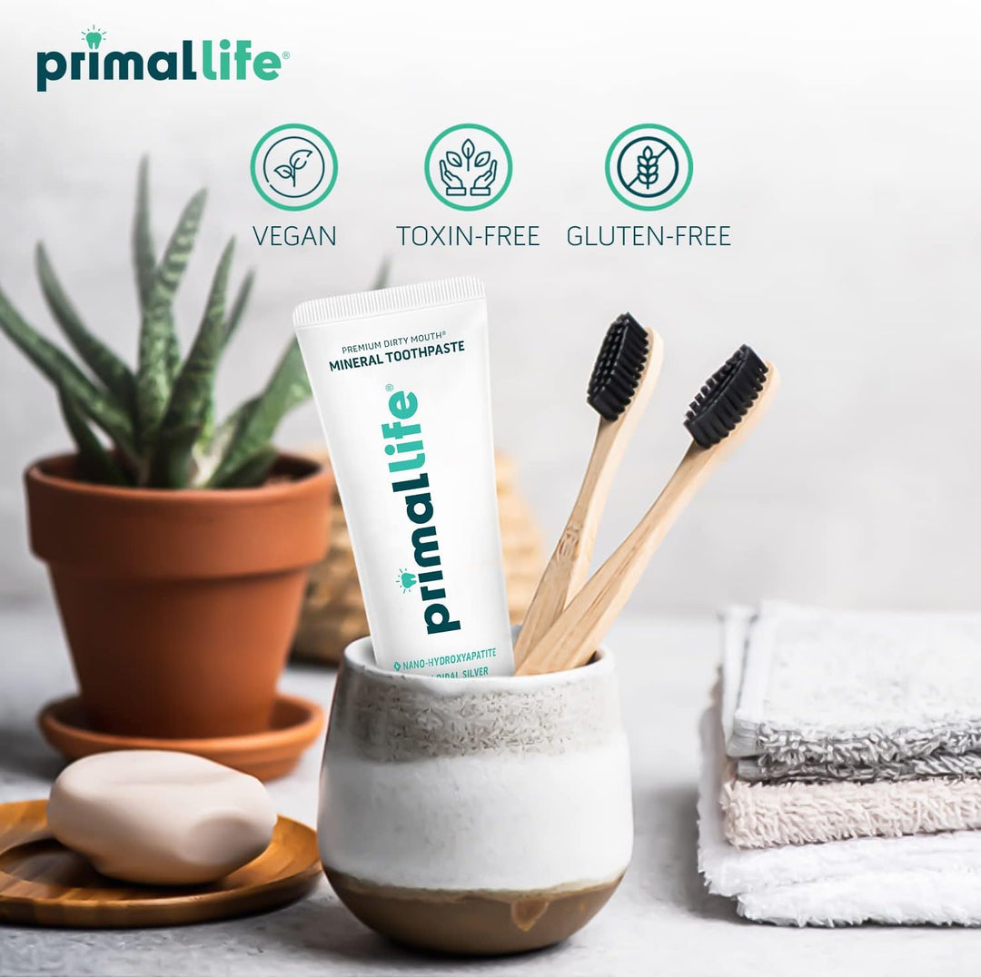 Primal Life Organics Pasta de Dientes Mineral Premium Dirty Mouth -...