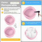 Piscina de Bolas de Espuma, 35.4" x 11.8" Piscina de Bolas para Niños Pequeños - Rosa