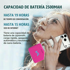 Cargador portátil LLEVVELL Spark para iPhone 17/16/15 USB C 2500mAh Banco de energía, Rosa