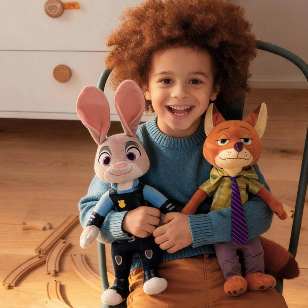 JuGuo Zootopia - Juguetes de peluche paquete de 2 Judy