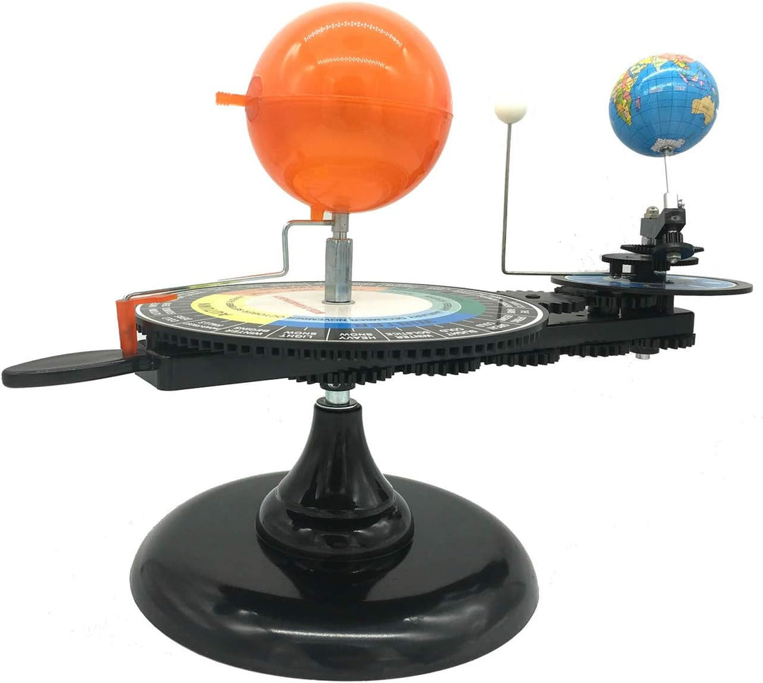 Sistema Solar Inglés Sol Tierra Luna Planetario Orbital
