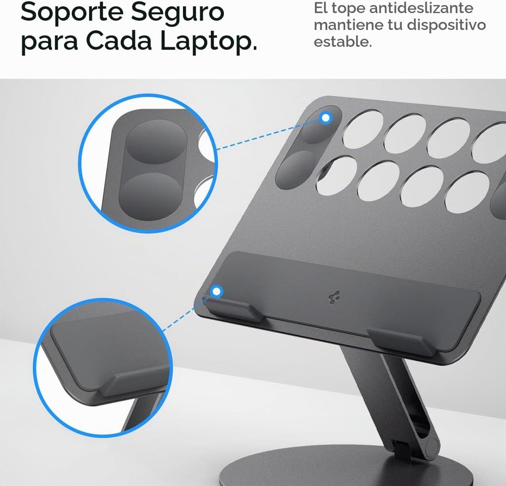 Spigen Soporte ajustable para laptop con ventilación