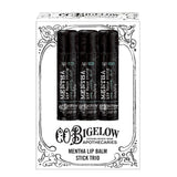 C.O. Bigelow Mentha Lip Balm Sticks, paquete de 3 barras de bálsamo...