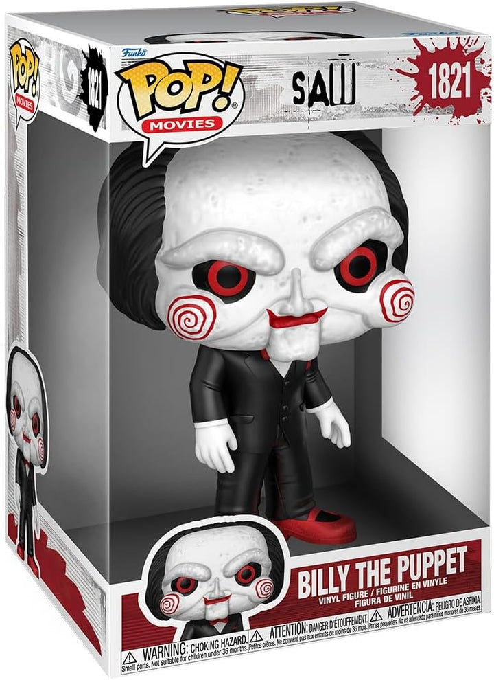 Funko Pop! Jumbo: Saw - Billy The Puppet - Figura de vinilo colecci...