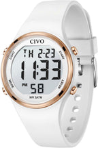 Relojes Deportivos Digitales CIVO para Mujer: Pantalla LCD Grande, Números de Fácil Lectura