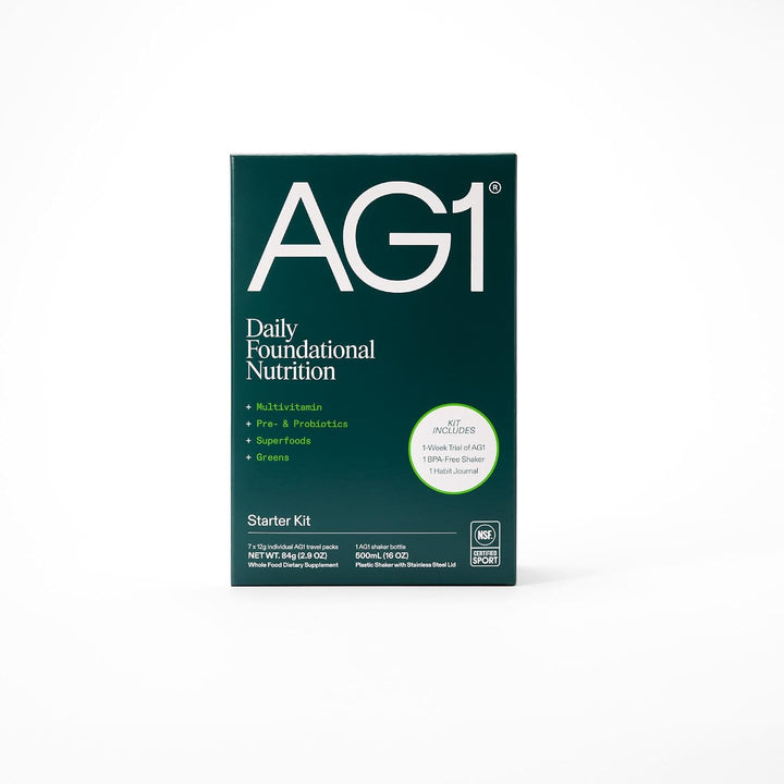 AG1 Athletic Greens Kit de inicio de 7 días, polvo todo en uno con...