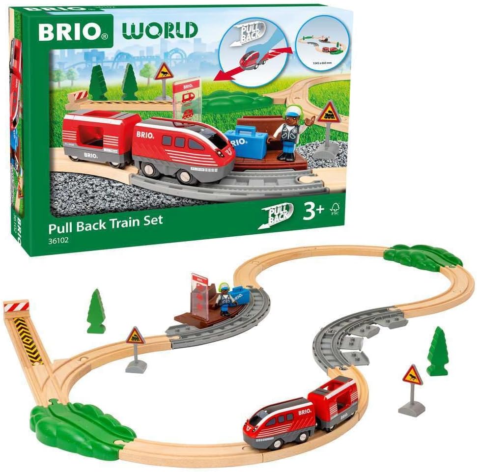 BRIO World - 36102 - Juego de tren de juguete para niños