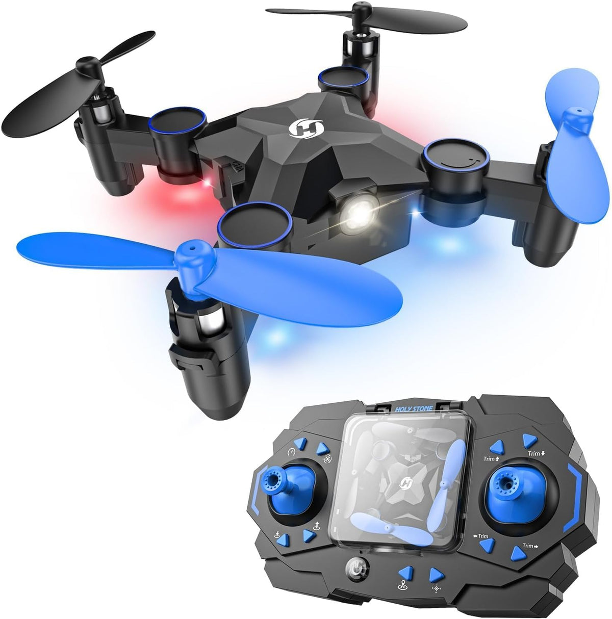 Holy Stone HS190 Mini dron plegable para niños principiantes, RC Nano Quadcopter con retención de altitud, giros 3D, rotación de alta velocidad, modo sin cabeza, tiro para llevar, retorno de una tecla