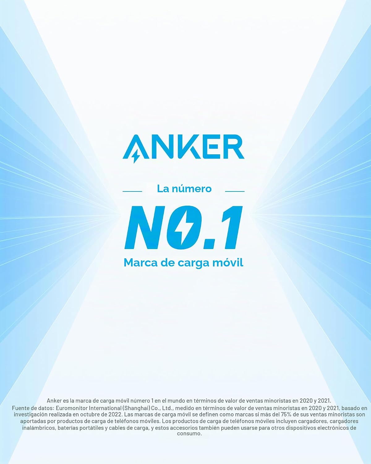 Anker Power Strip con 2100J Surge Protector, Outlet Extender, 20W, 12 AC