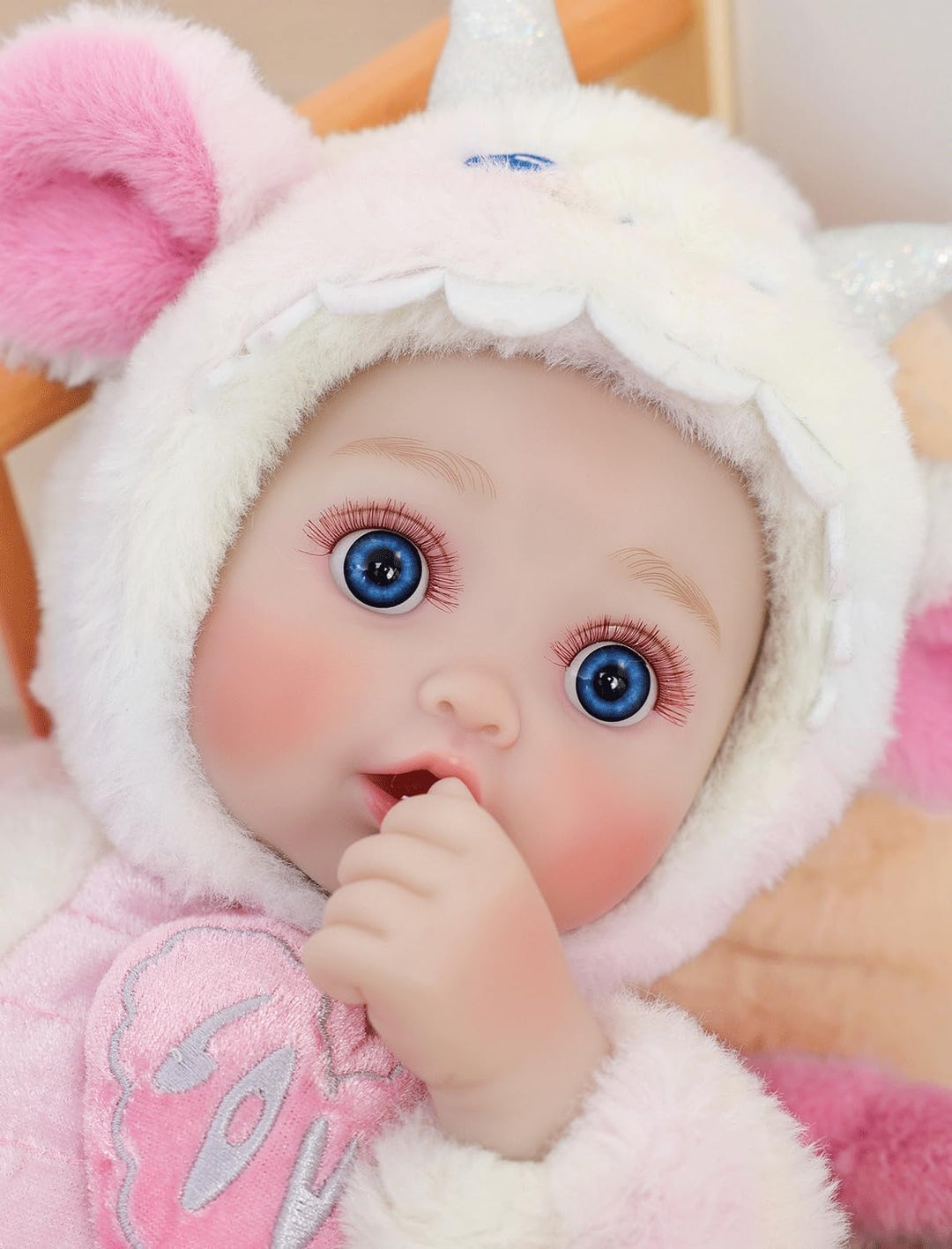 Cloveray Muñecas de bebé, muñeca de 18 pulgadas de gran tamaño, muñ...