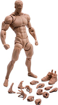 Fremego Figura de acción masculina a escala 1/12, Piel amarilla