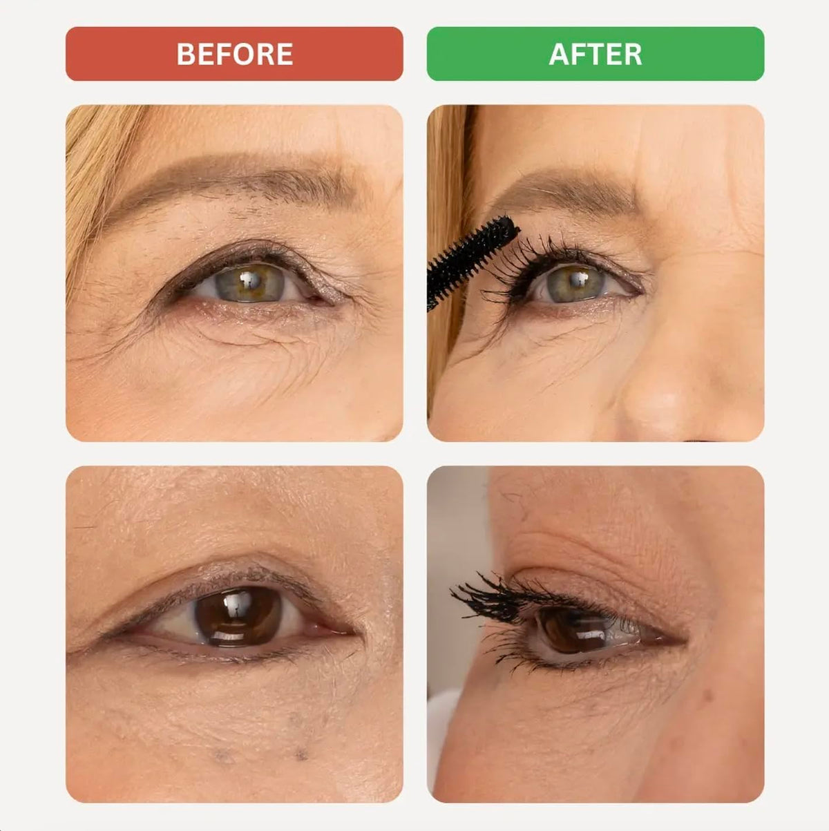 Cellmetics Mascara for Older Women 60 Plus, Volumizing &amp; Length...