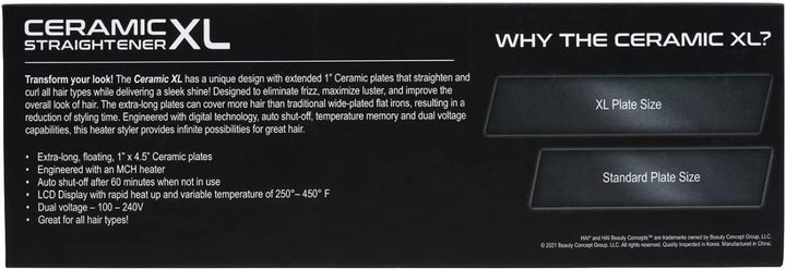 HAI Ceramic XL Plancha plana profesional \u2013 Placas extralargas...