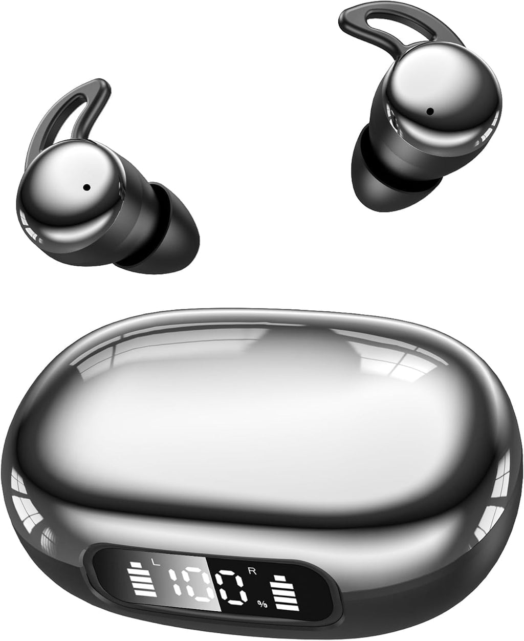 Paekole Auriculares para dormir de lado, ultra mini auriculares Bluetooth
