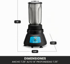 Waring BevBasix Batidora de barra con tarro de acero inoxidable de 32 onzas