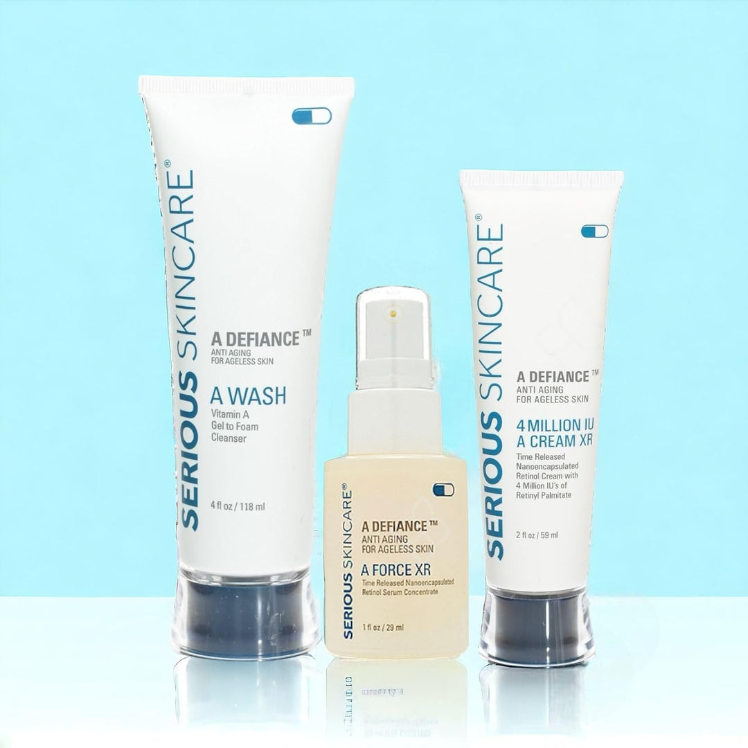 Serious Skincare Un trío Defiance para cara y cuello \u2013 Anti-en...