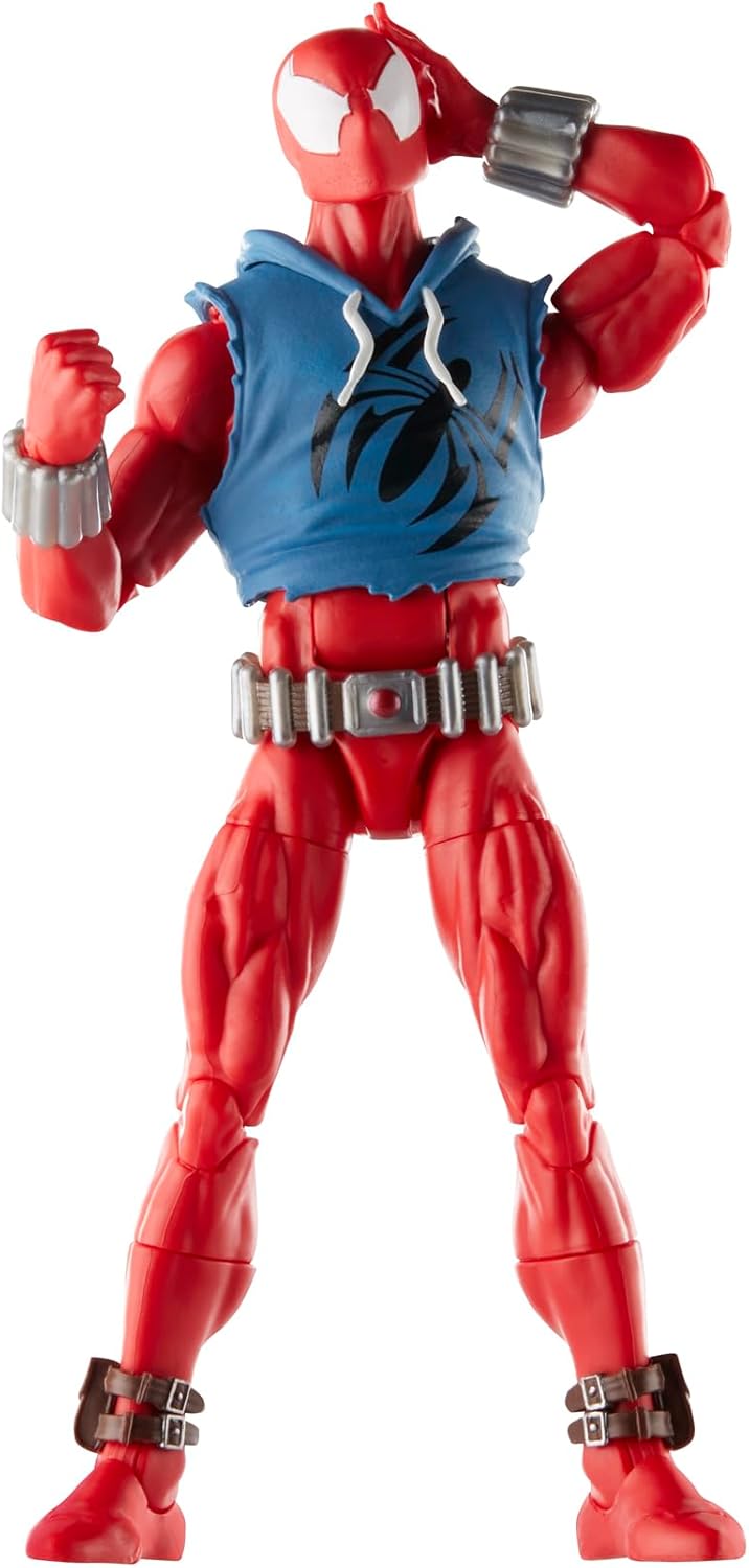 Marvel Legends Series Scarlet Spider, Spider-Man Comics Figura de a...