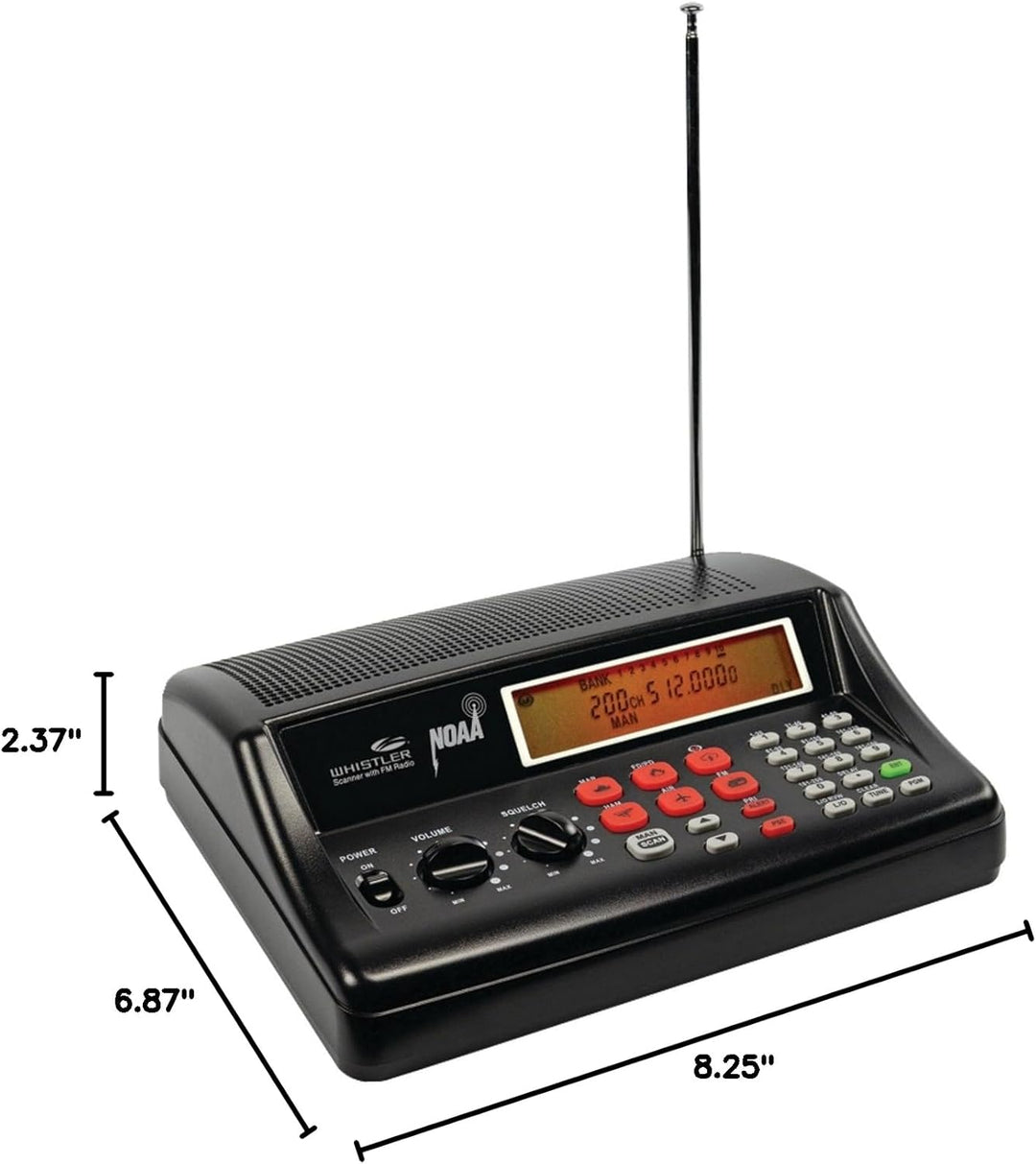 Whistler WS1025 Escáner de Escritorio Analógico Radio