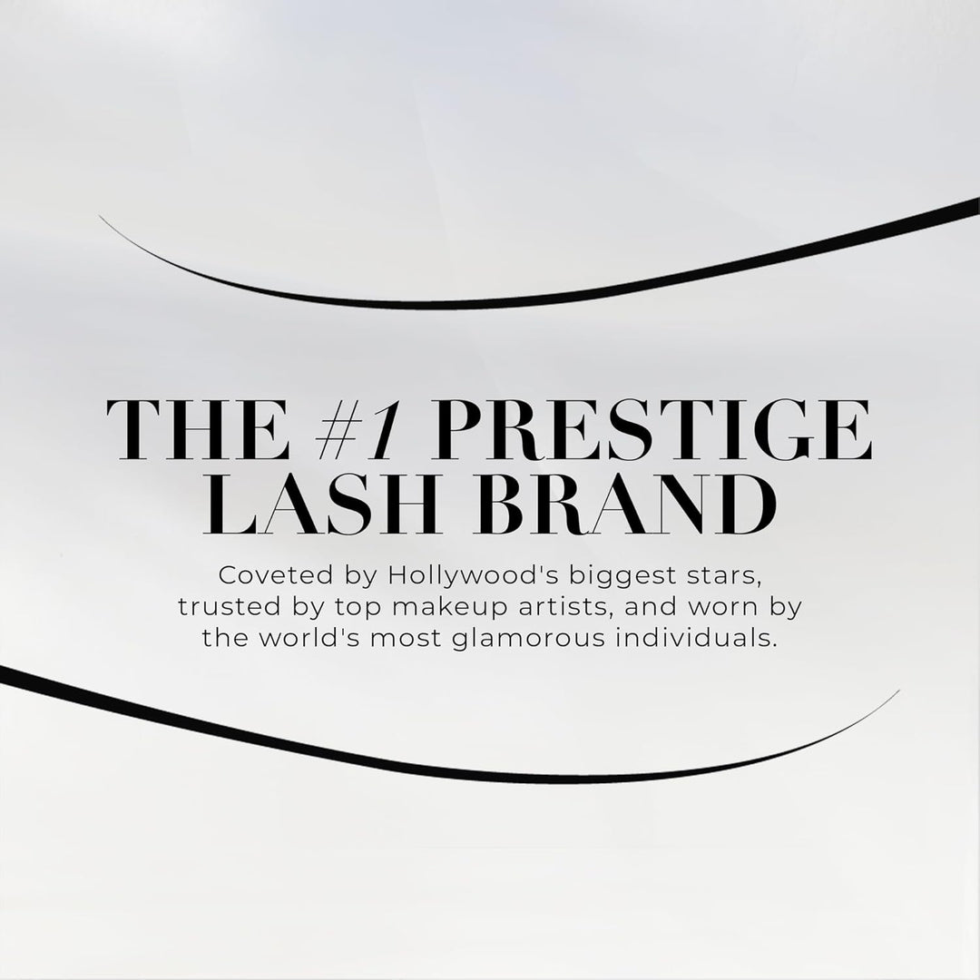 Lilly Lashes - Pestañas postizas de visón sintético en tiras 3D con...