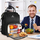 MATEIN - Mochila de almuerzo para mujer, mochila térmica aislada pa...