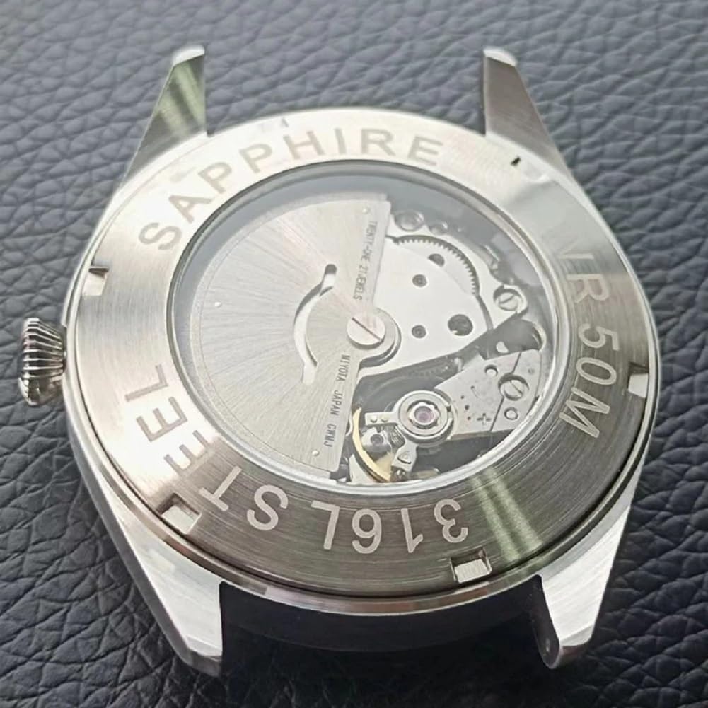 Boyarca Pilot Watch - Reloj de pulsera de aviador para hombre, movimiento automático, retro, caja de acero inoxidable con luminoso impermeable