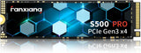 fanxiang S500 Pro 256GB NVMe SSD M.2 PCIe 3.0, unidad interna de es...