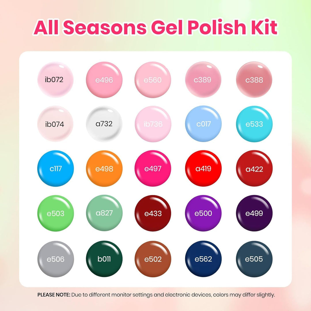 Beetles - Juego de esmaltes de uñas de gel, colección Fourfold Grac...
