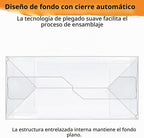 Paquete de 20 fundas protectoras ETB hechas para PKMN Elite Trainer, cajas protectoras de 0.020 in de grosor, plástico PET PKMN ETB, protector transparente resistente con parte inferior de bloqueo automático y película protectora