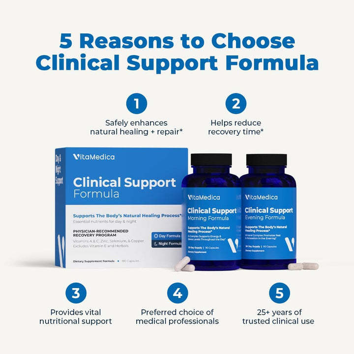VitaMedica Fórmula de apoyo clínico - Apoya la cicatrización de her...